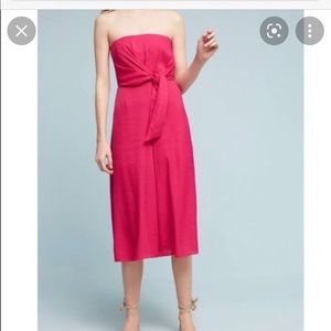 Maeve hot pink jumpsuit
